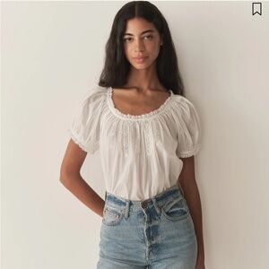 DÔEN Frederica Top in Salt